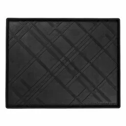 Tica Copenhagen Vassoio Poggiascarpe Lines, M, Nero