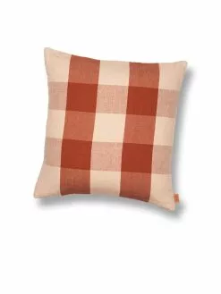 Ferm LIVING Cuscino Grand, 50 X 50 Cm, Rosa - Dust -Vendite Tappeti fermLIVING GrandCushion RoseRust pack 2