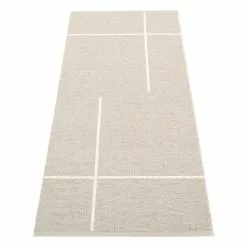 Pappelina Tappeto Fred, 70 X 180 Cm, Lino - Vaniglia