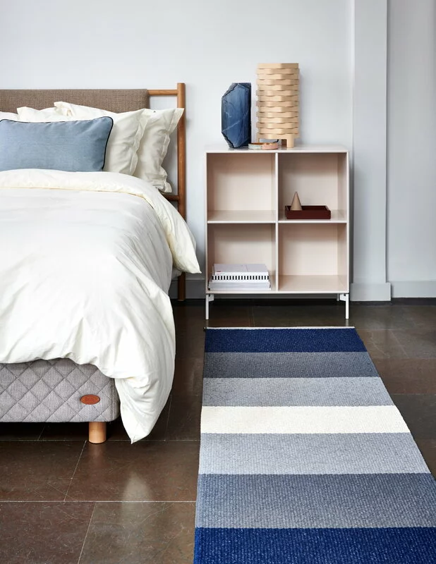 Pappelina Tappeto Kim 70 X 240 Cm, Blu Scuro 4 Pappelina Tappeto Kim 70 X 240 Cm, Blu Scuro - immagine 2