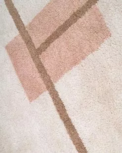 Woven Works Tappeto Patch 01 -Vendite Tappeti patch 01 wool shaggy rug detail photo 3