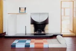 Juslin Maunula Pouf Da Pavimento, 60 X 60 Cm, Sodalite -Vendite Tappeti wide 002 flat3 copy